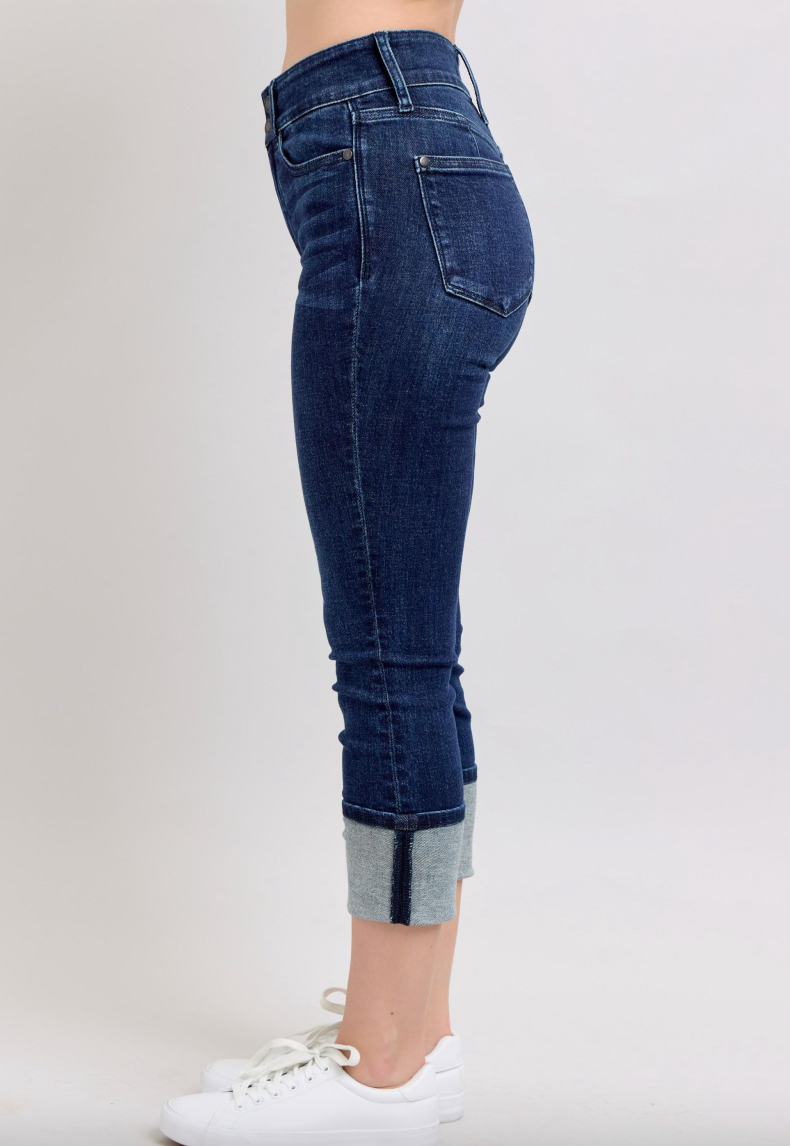 Judy Blue Double Button Capri