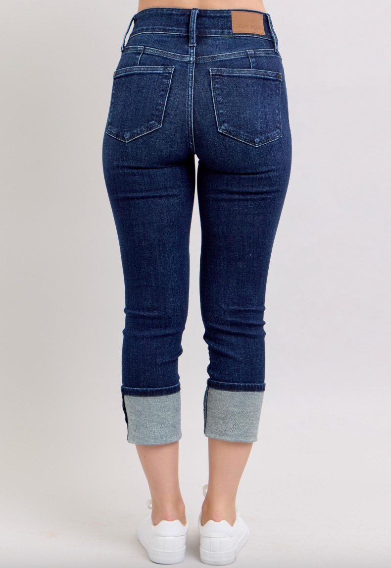 Judy Blue Double Button Capri