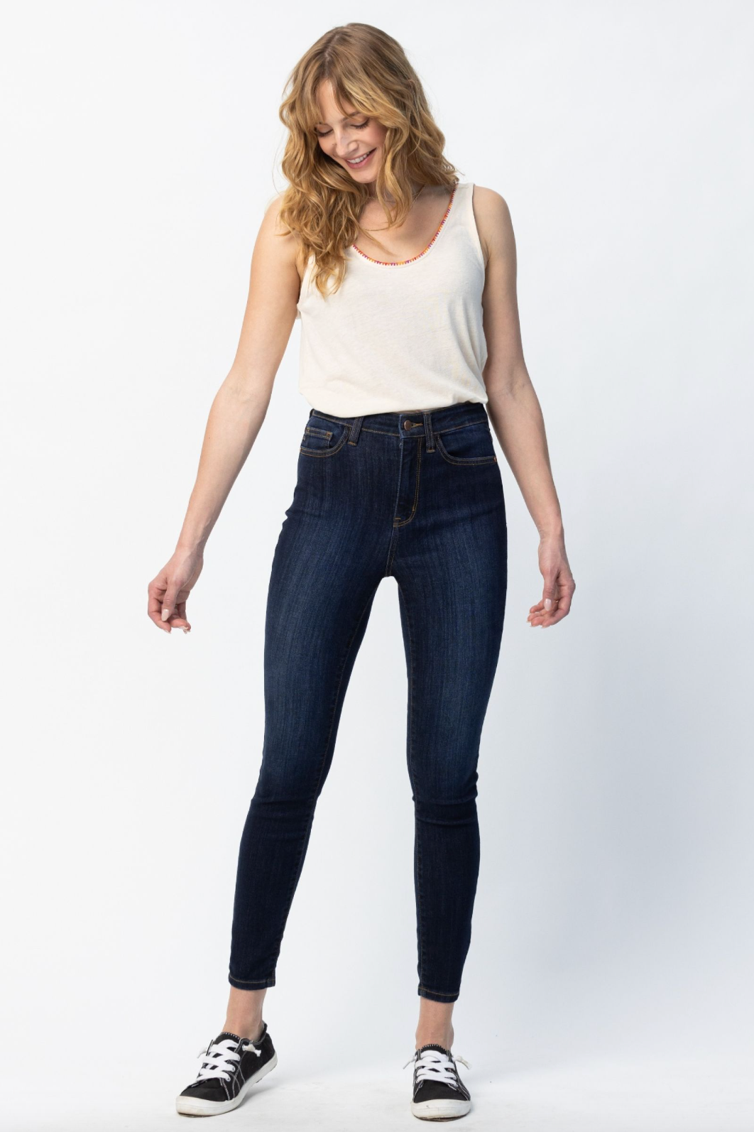 Judy Blue Back Phone Yoke Seam Skinny Jeans