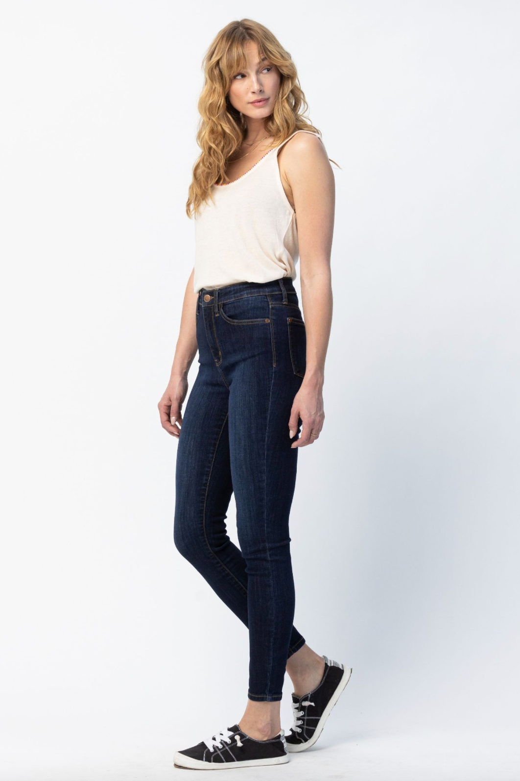 Judy Blue Back Phone Yoke Seam Skinny Jeans