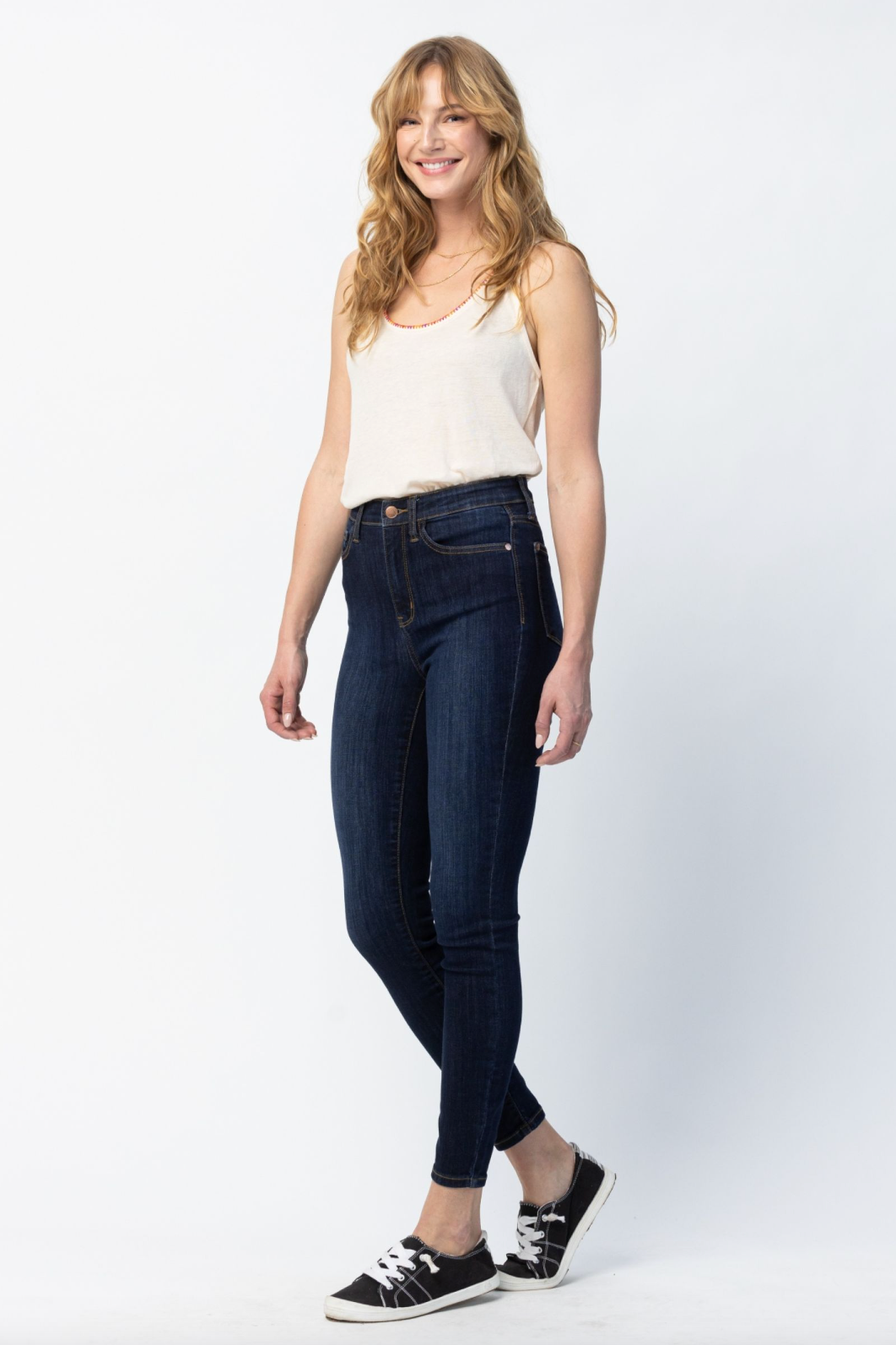 Judy Blue Back Phone Yoke Seam Skinny Jeans