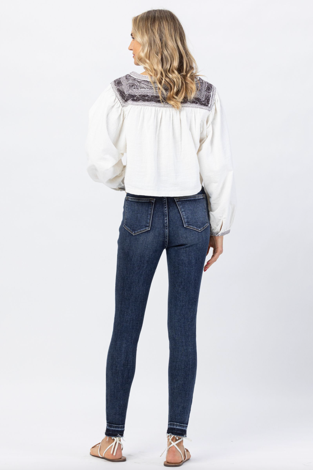 Judy Blue Release Hem Tummy Control Skinny Jeans