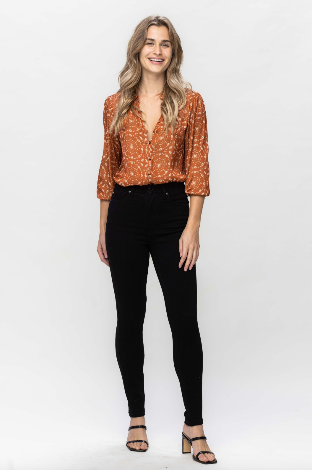 Judy Blue Tummy Control Skinny Jeans - Black