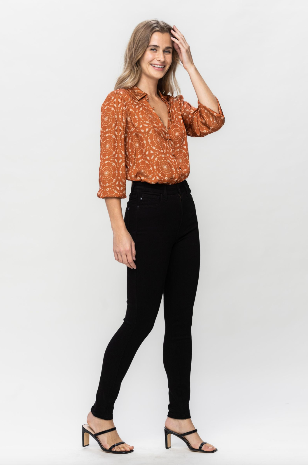Judy Blue Tummy Control Skinny Jeans - Black