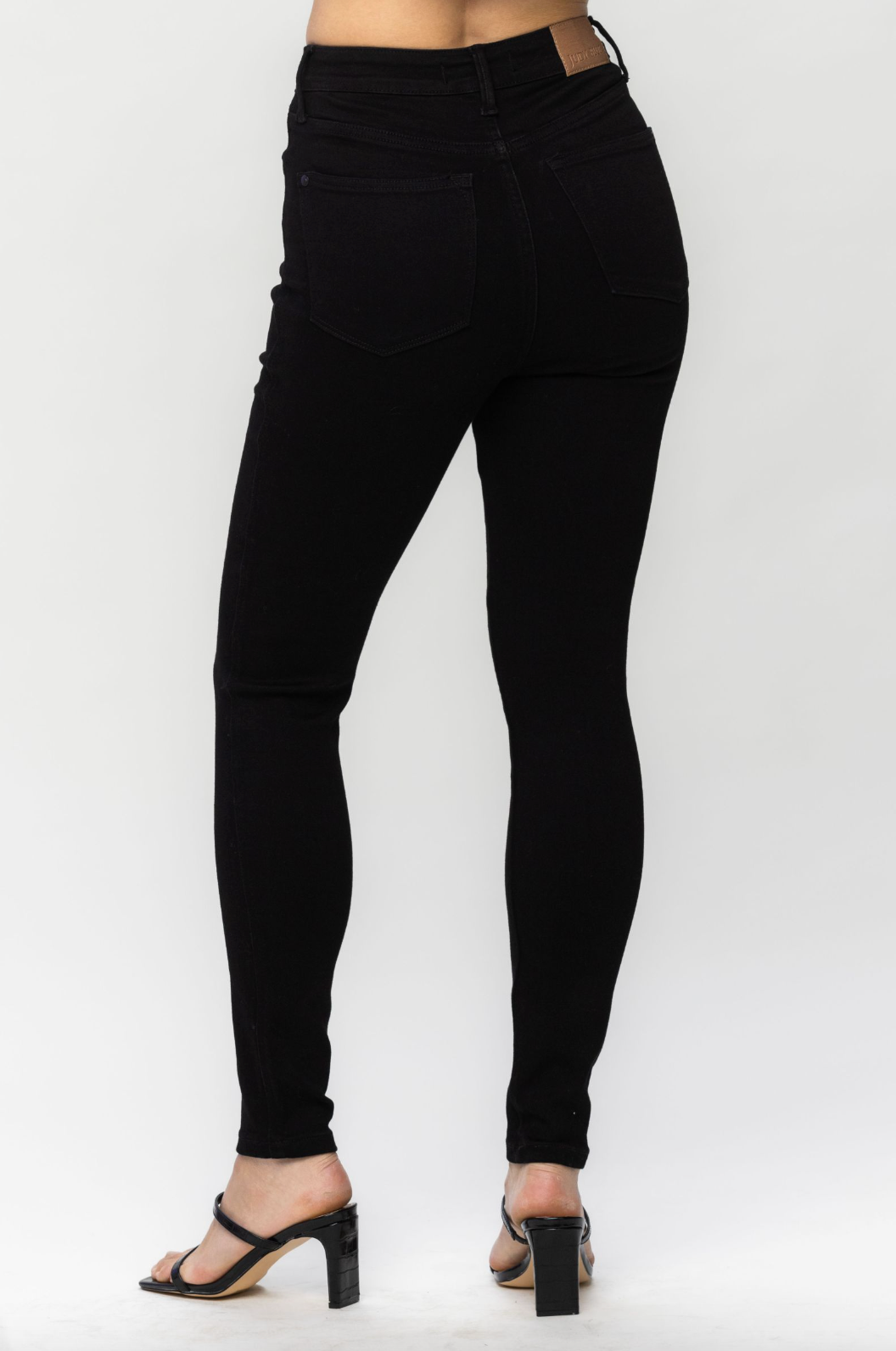 Judy Blue Tummy Control Skinny Jeans - Black