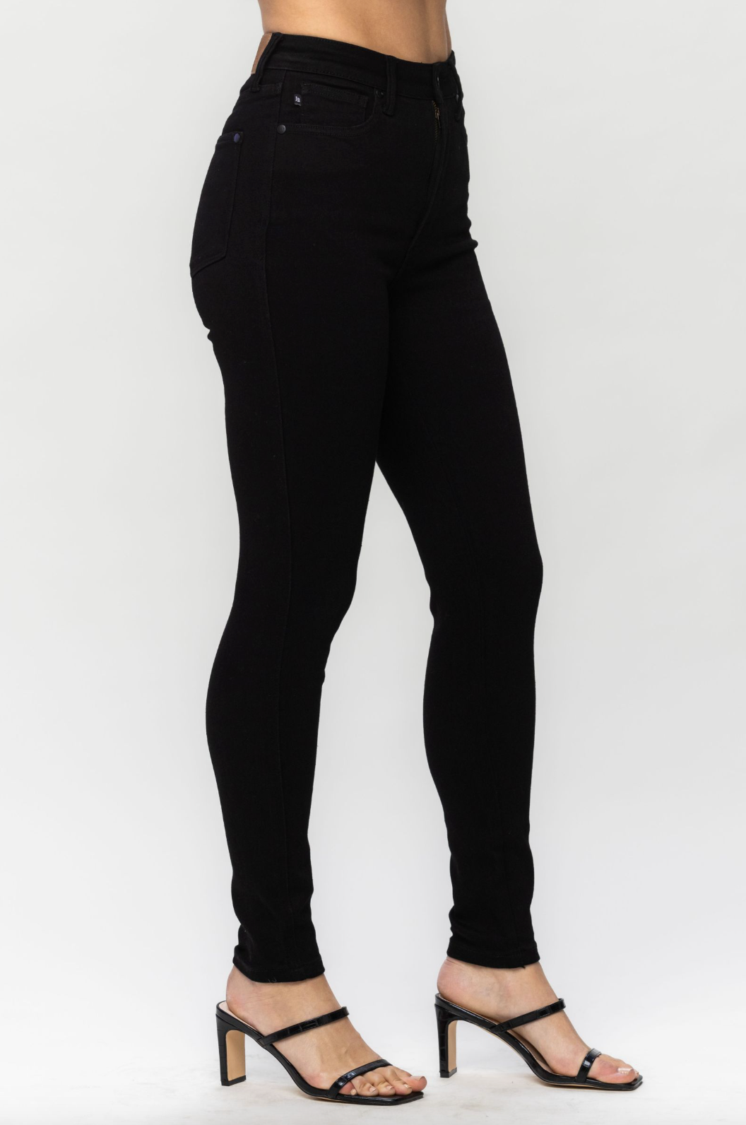 Judy Blue Tummy Control Skinny Jeans - Black