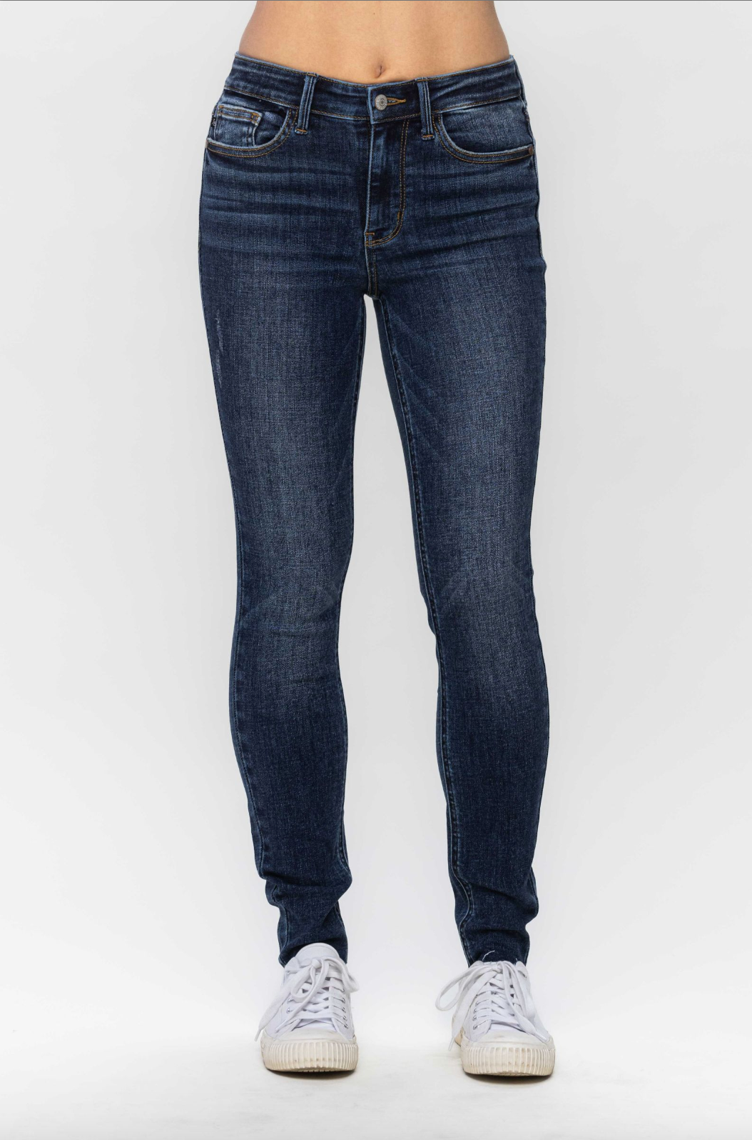 Judy Blue Vintage Raw Hem Skinny Jeans