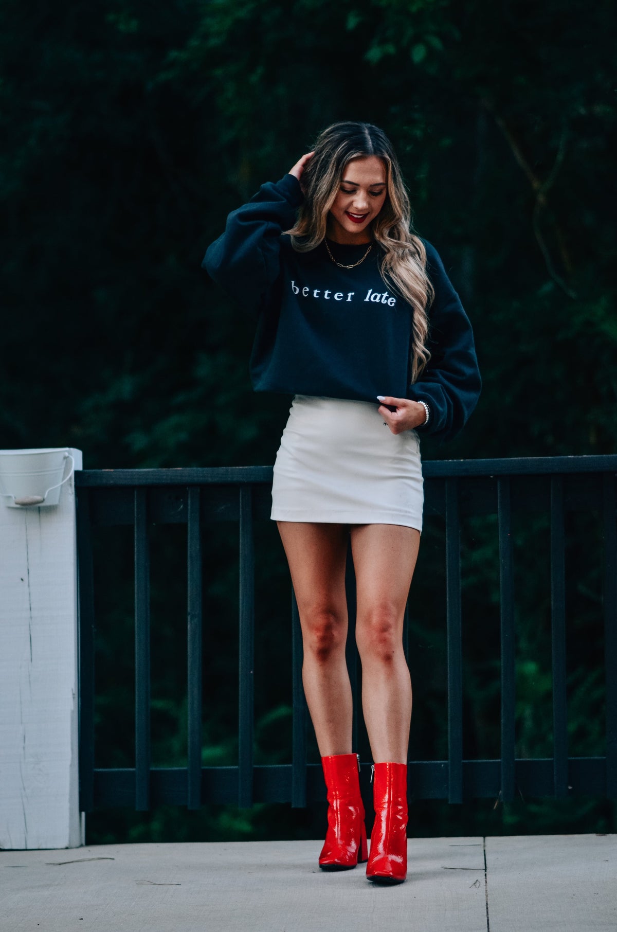 Better Late Than Ugly Sweatshirt *ONLINE EXCLUSIVE*