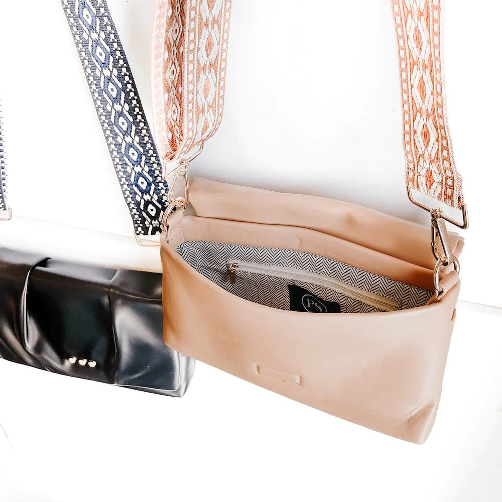 Aurora Crossbody Clutch Bag - Brown