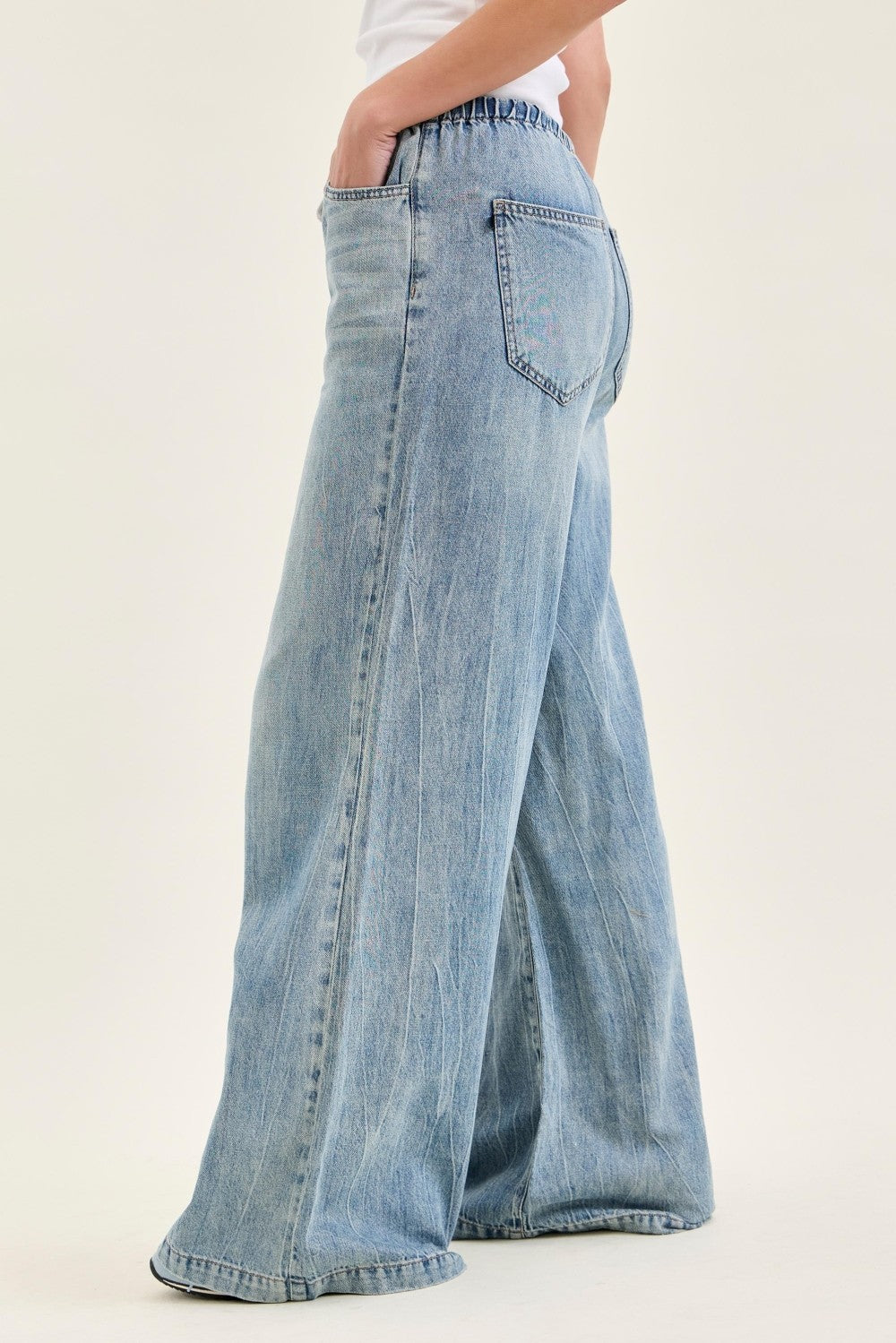 Judy Blue High Waist Featherweight Palazzo Pant