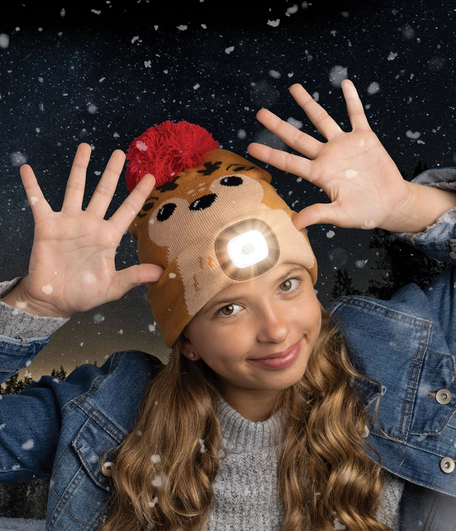 Christmas Night Scope Kids Beanie