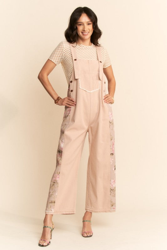 Sweet Symphony Floral Overalls