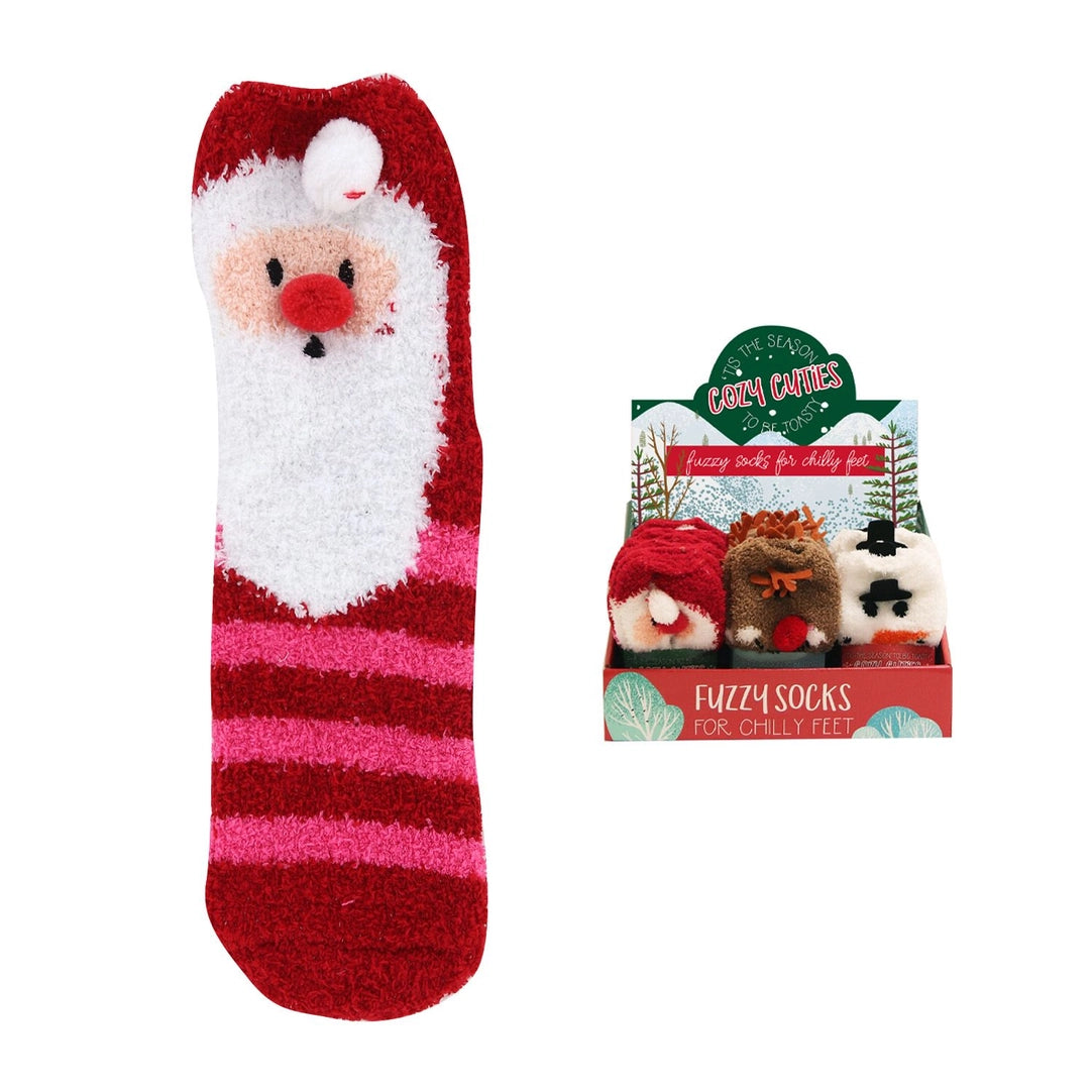 Cozy Cuties Holiday Fuzzy Socks