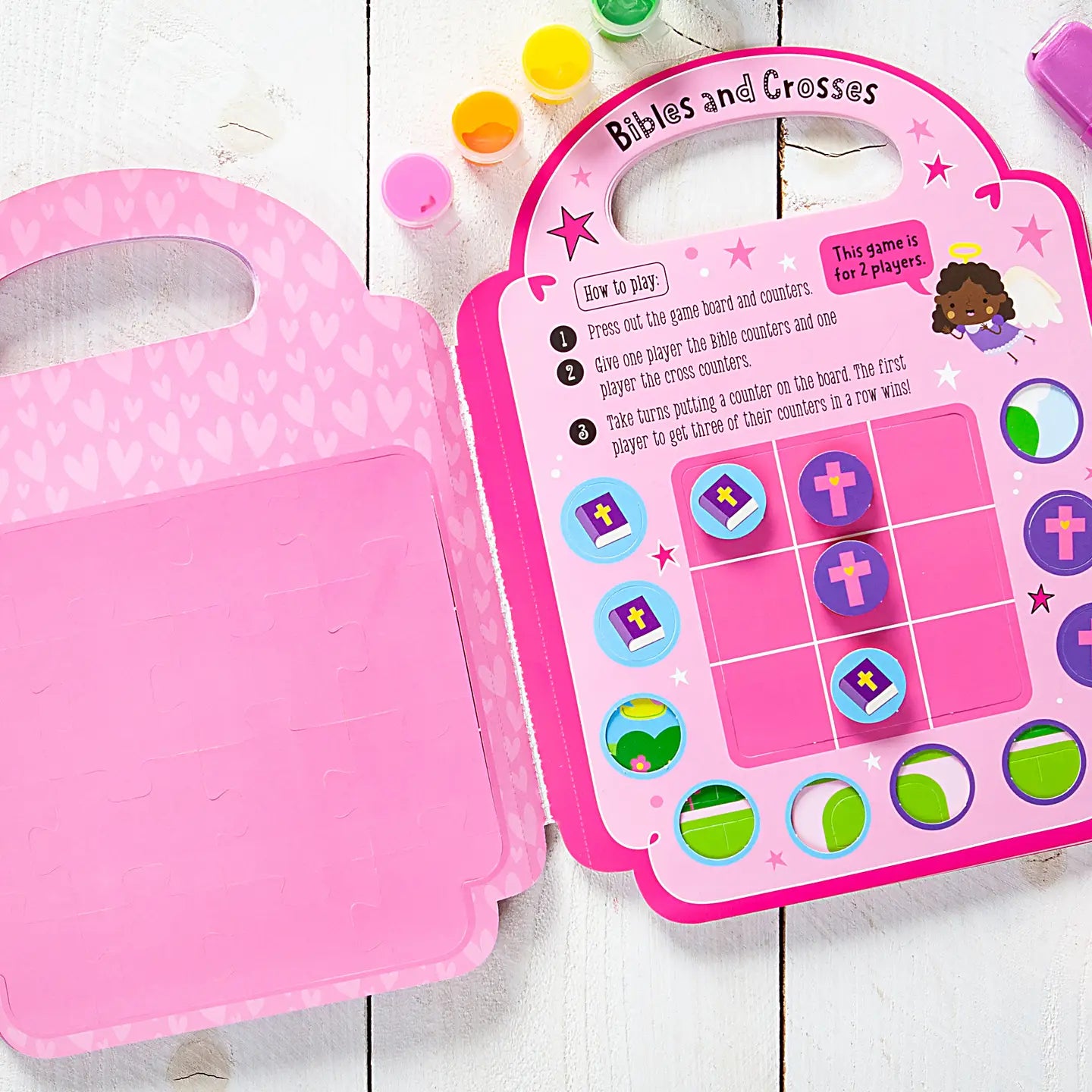 Bibles and Crosses activity page