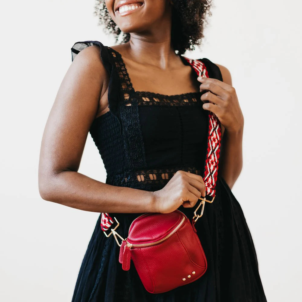 Ellie Crossbody Bag - Red