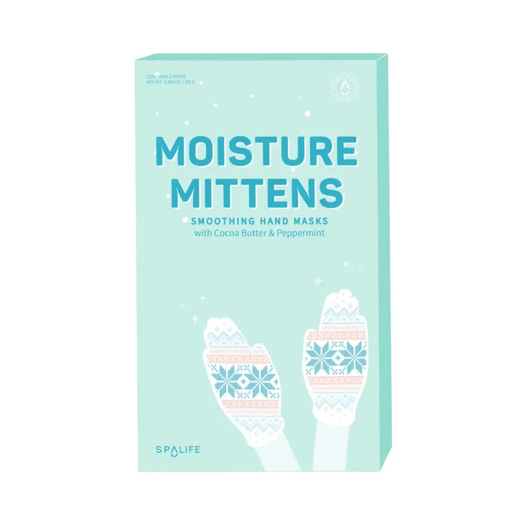 Moisture Mittens
Smoothing Hand Masks
with Cocoa butter and peppermint