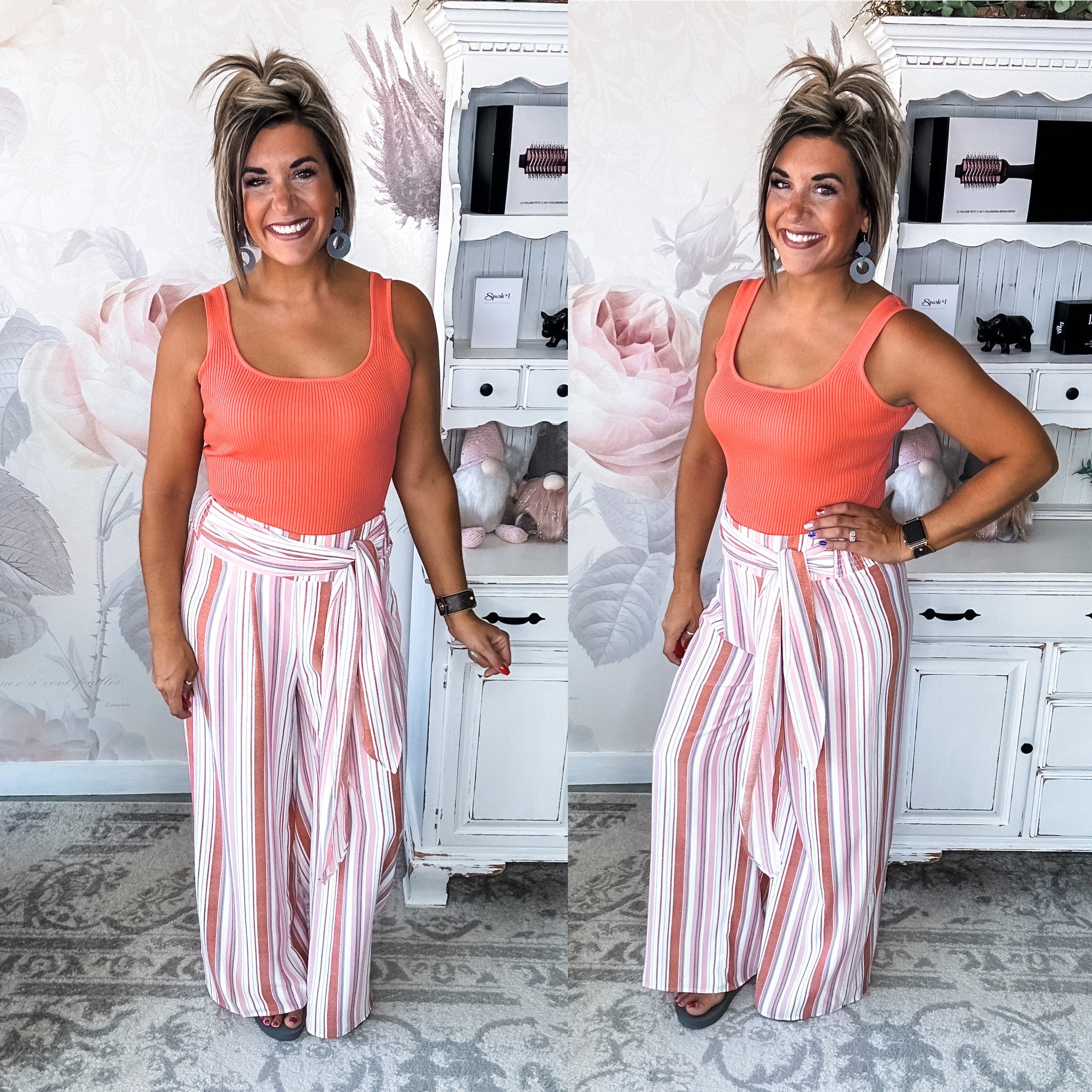 Something Good is Happening Bodysuit - Coral
