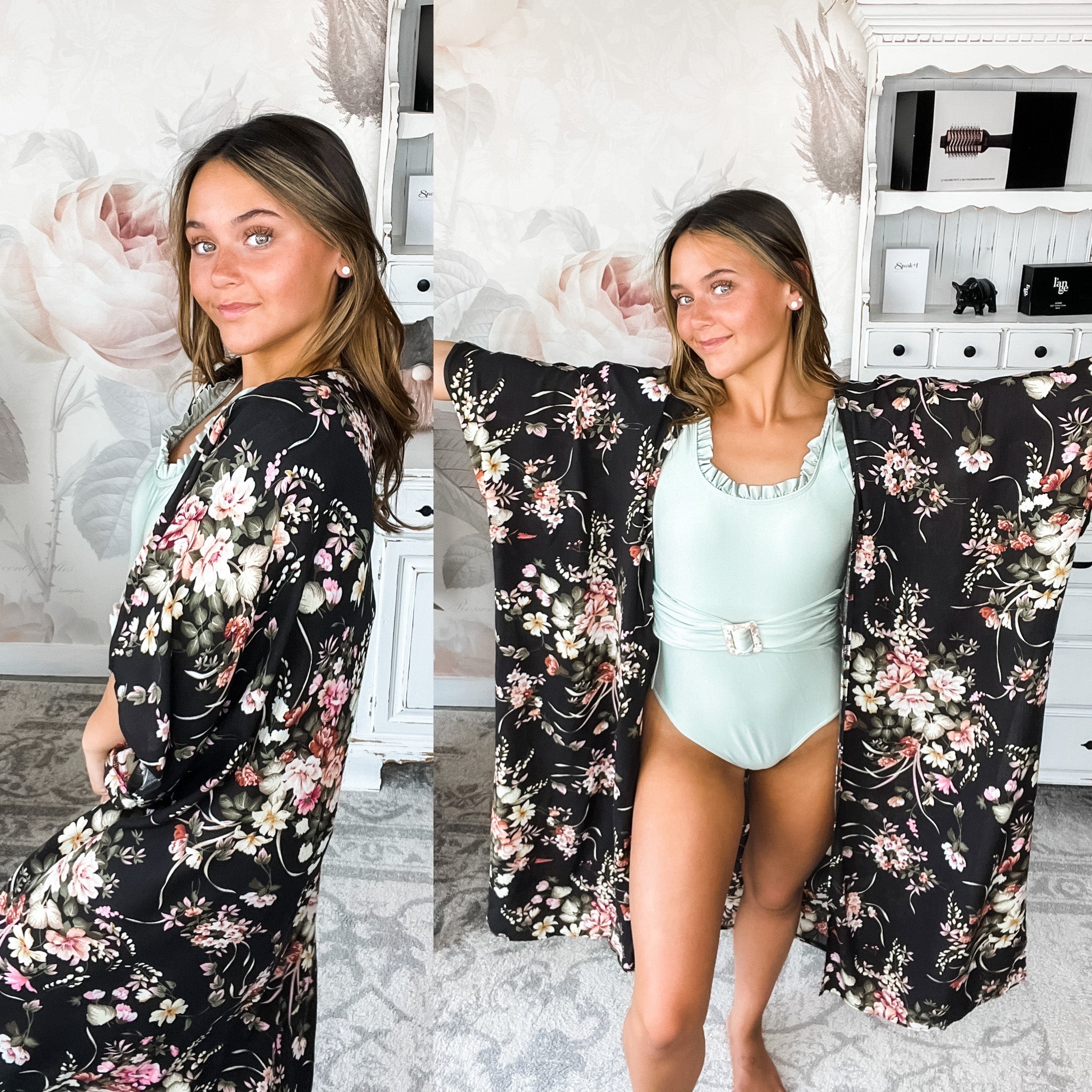 Soak Up the Sun Swimsuit - Dusty Mint