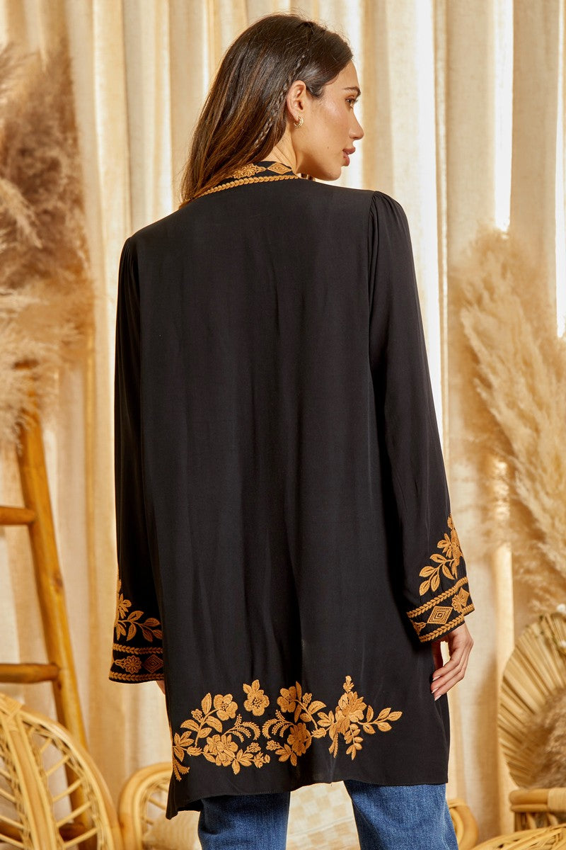 In the Breeze Embroidered Kimono