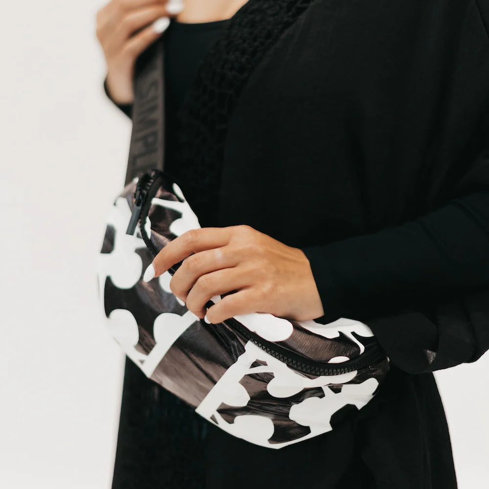 Splash Proof Kona Collection Set - Clover Black/White