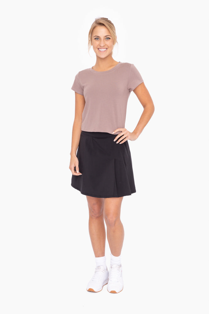 You Wanna Know Short Sleeve Tee - Deep Taupe