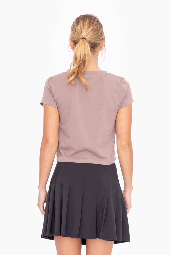 You Wanna Know Short Sleeve Tee - Deep Taupe