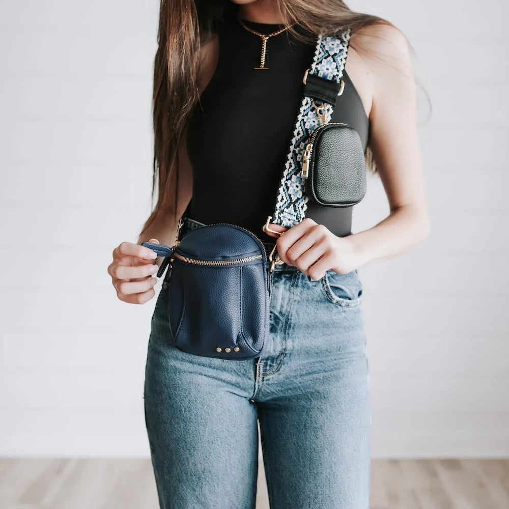 Level Up Pouch Strap - Navy