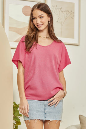 Simply The Best Tee - Hot Pink