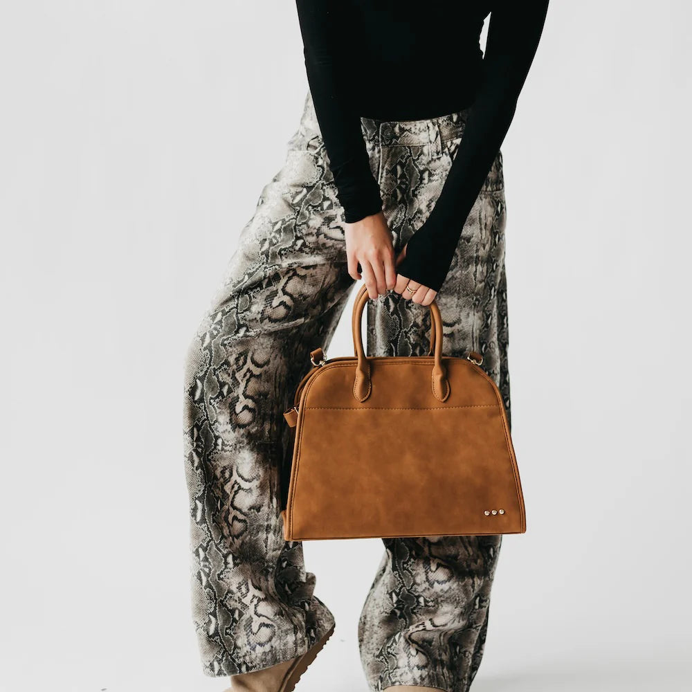 BLACK FRIDAY EXCLUSIVE - Nirvana Nubuck Tote - Camel