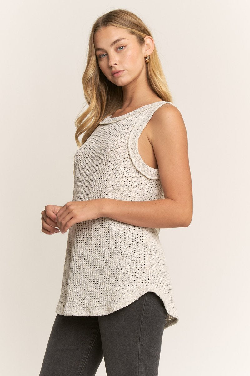 Here It Comes Knit Tank Top