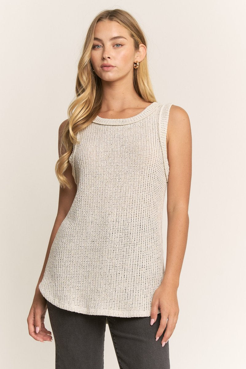 Here It Comes Knit Tank Top