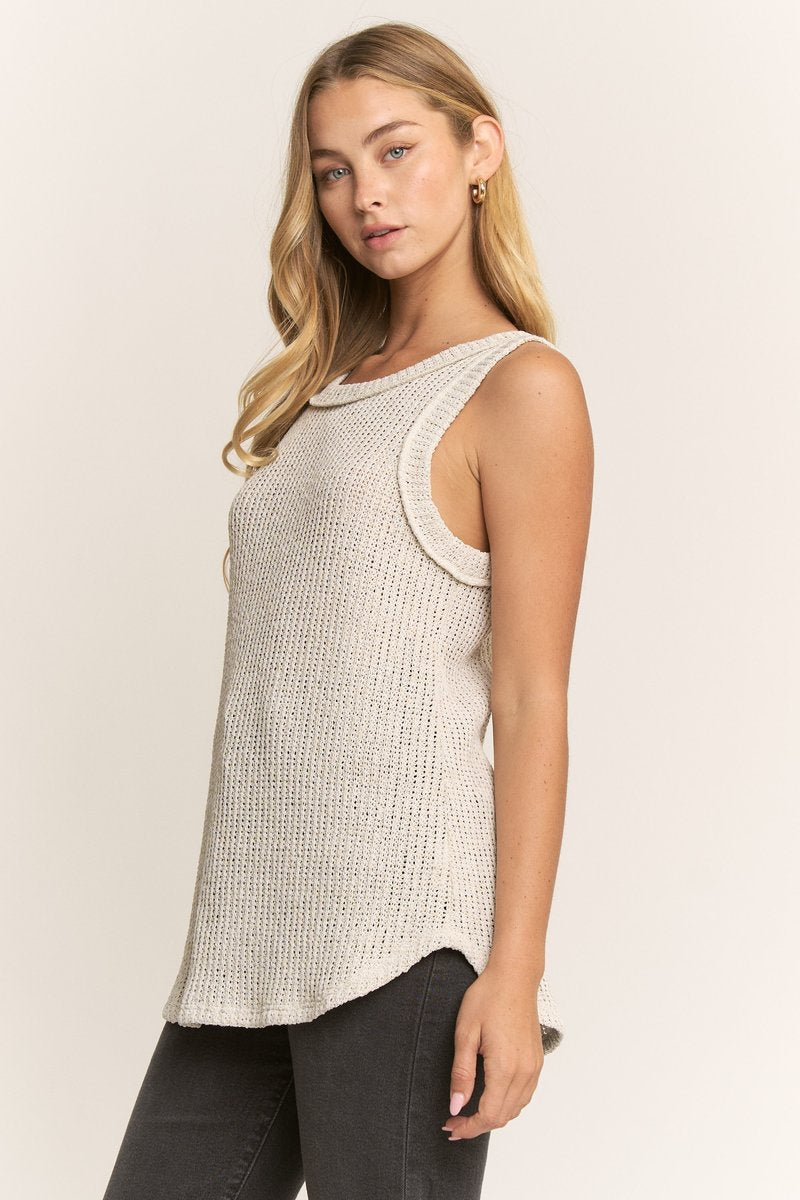 Here It Comes Knit Tank Top