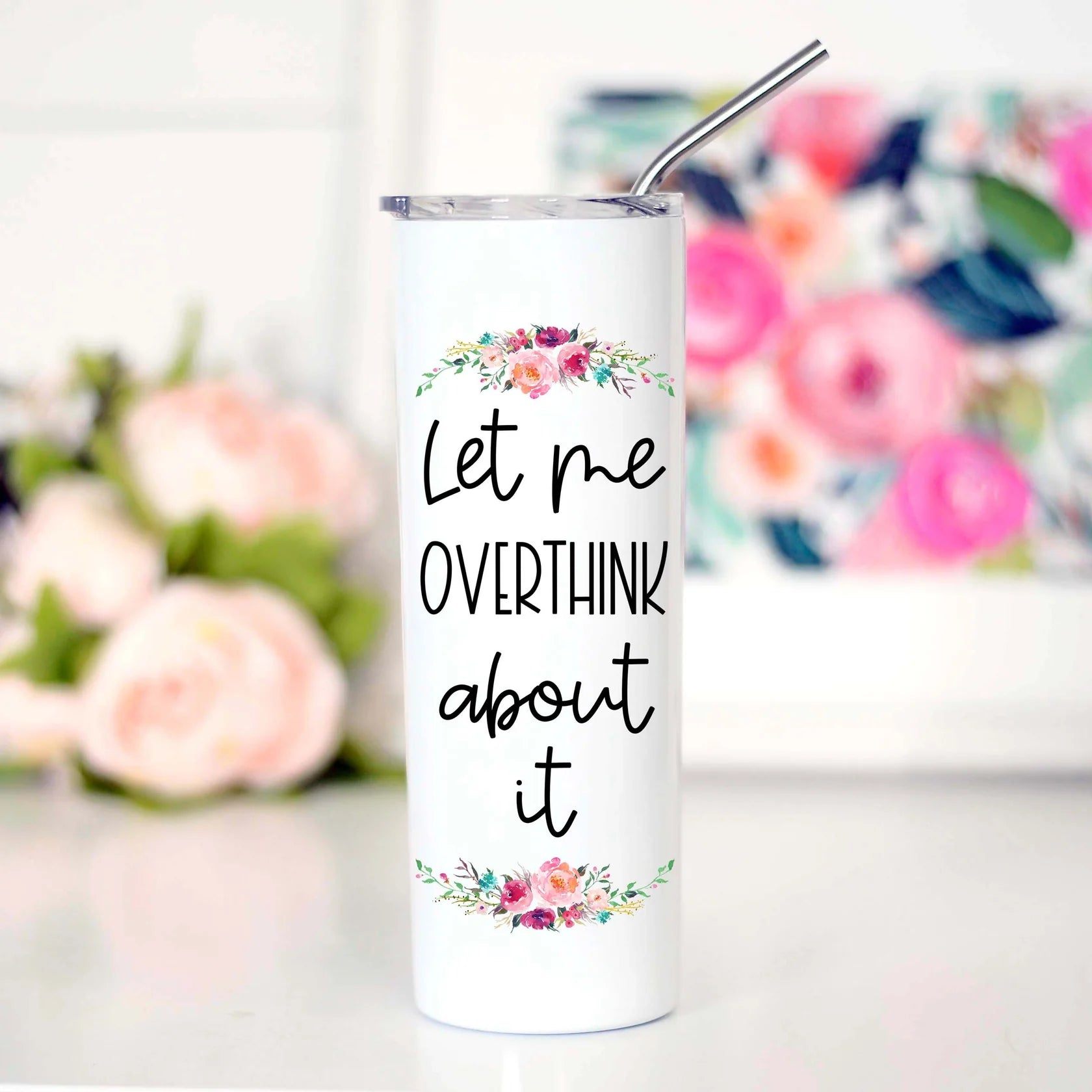 Let Me Overthink About It Tall Travel Cup
