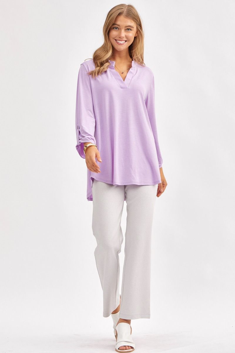 Figure It Out Top - Lilac