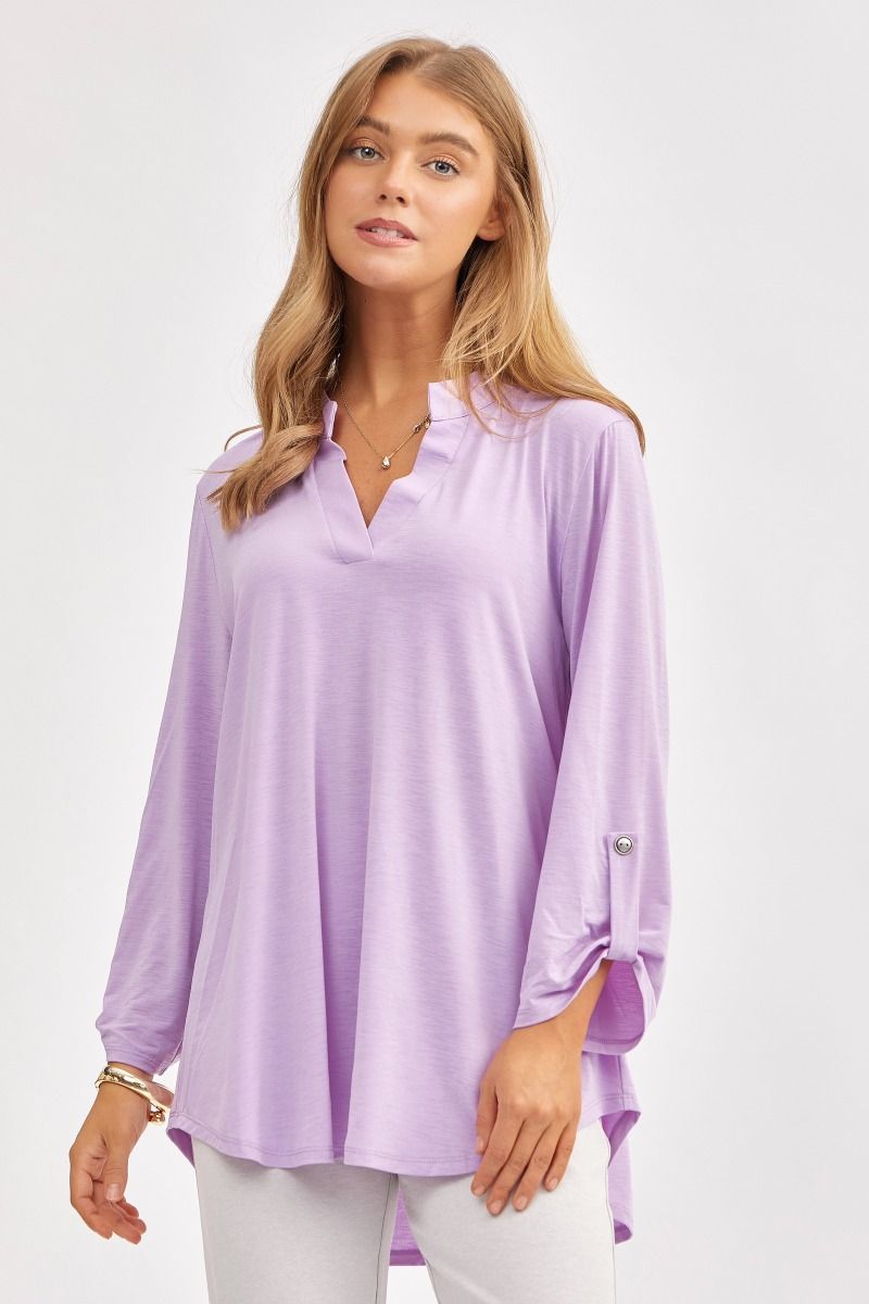Figure It Out Top - Lilac
