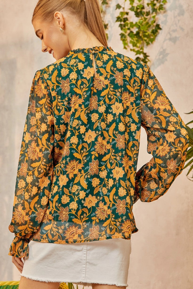 Beautiful Tomorrow Blouse - Teal