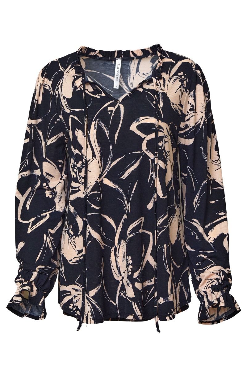 Come Together Top - Navy/Mauve