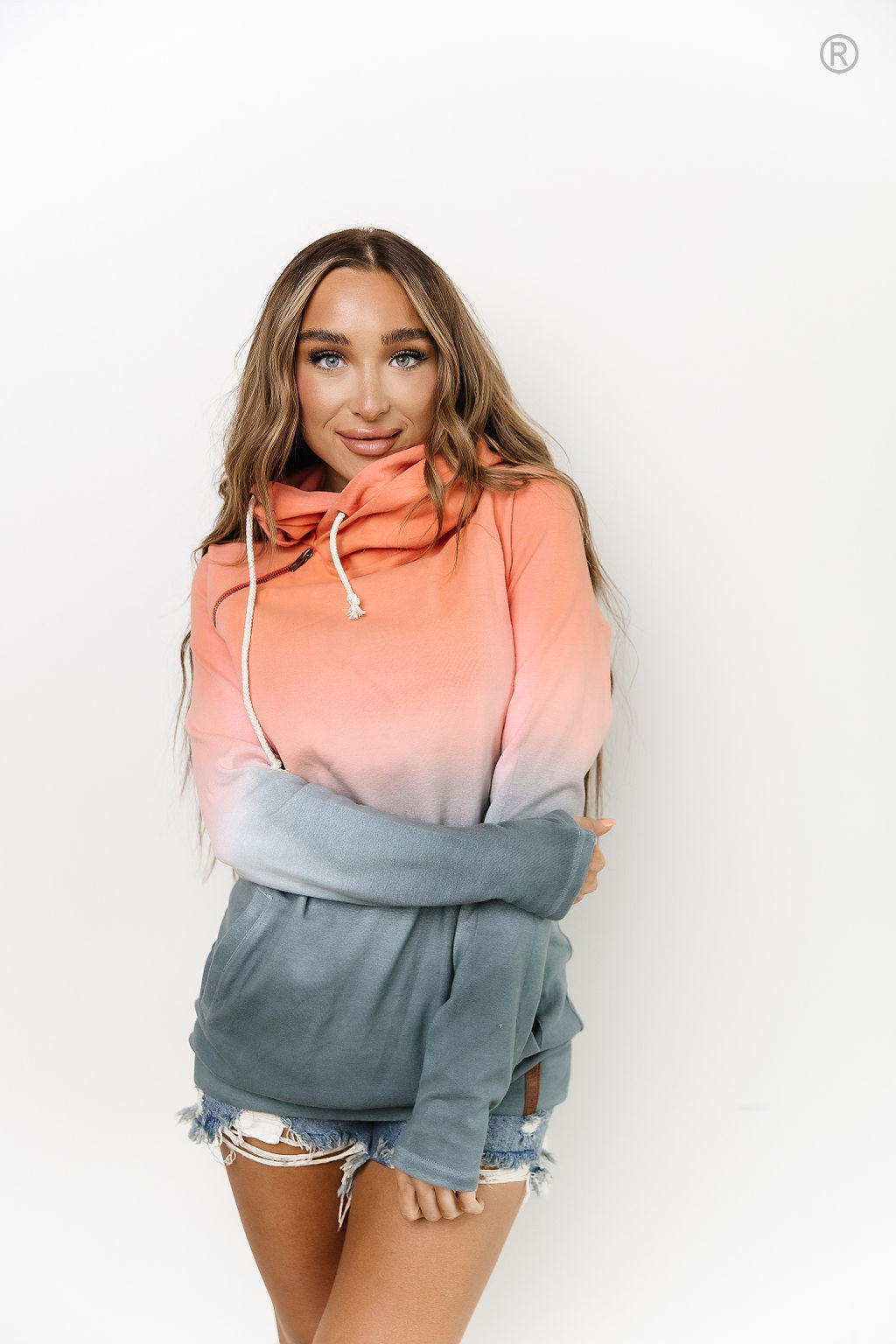 Ampersand Avenue - Doublehood™ Sweatshirt - Chasing Sunset