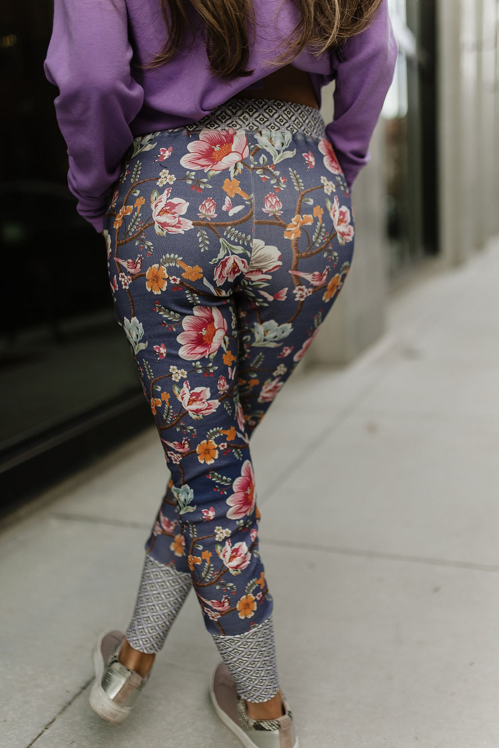 Ampersand Avenue Triple Stretch Joggers - Dancing Floral
