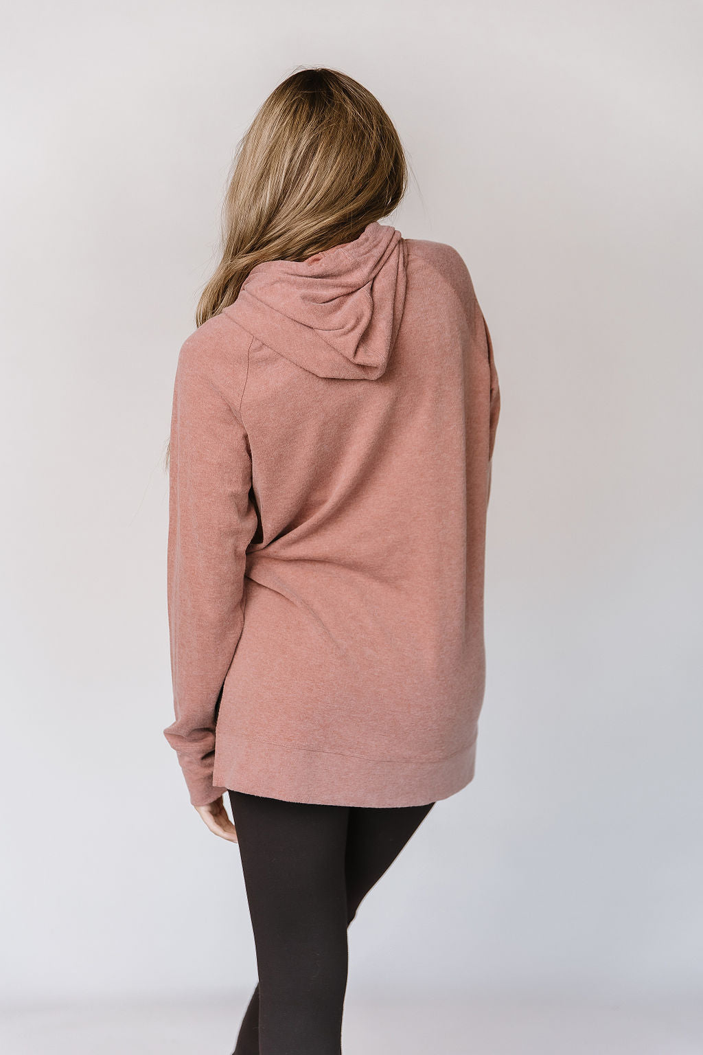 Ampersand Avenue SideSlit Hoodie - Burnt Sienna
