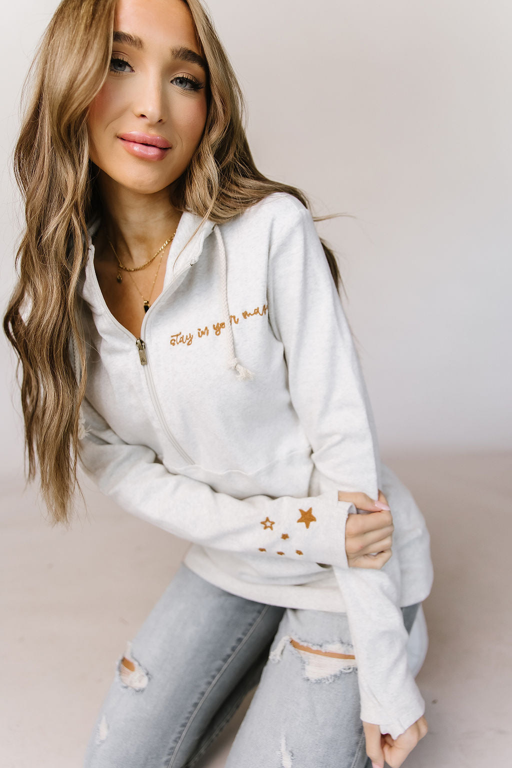 Ampersand Avenue - Halfzip Hoodie In Your Magic