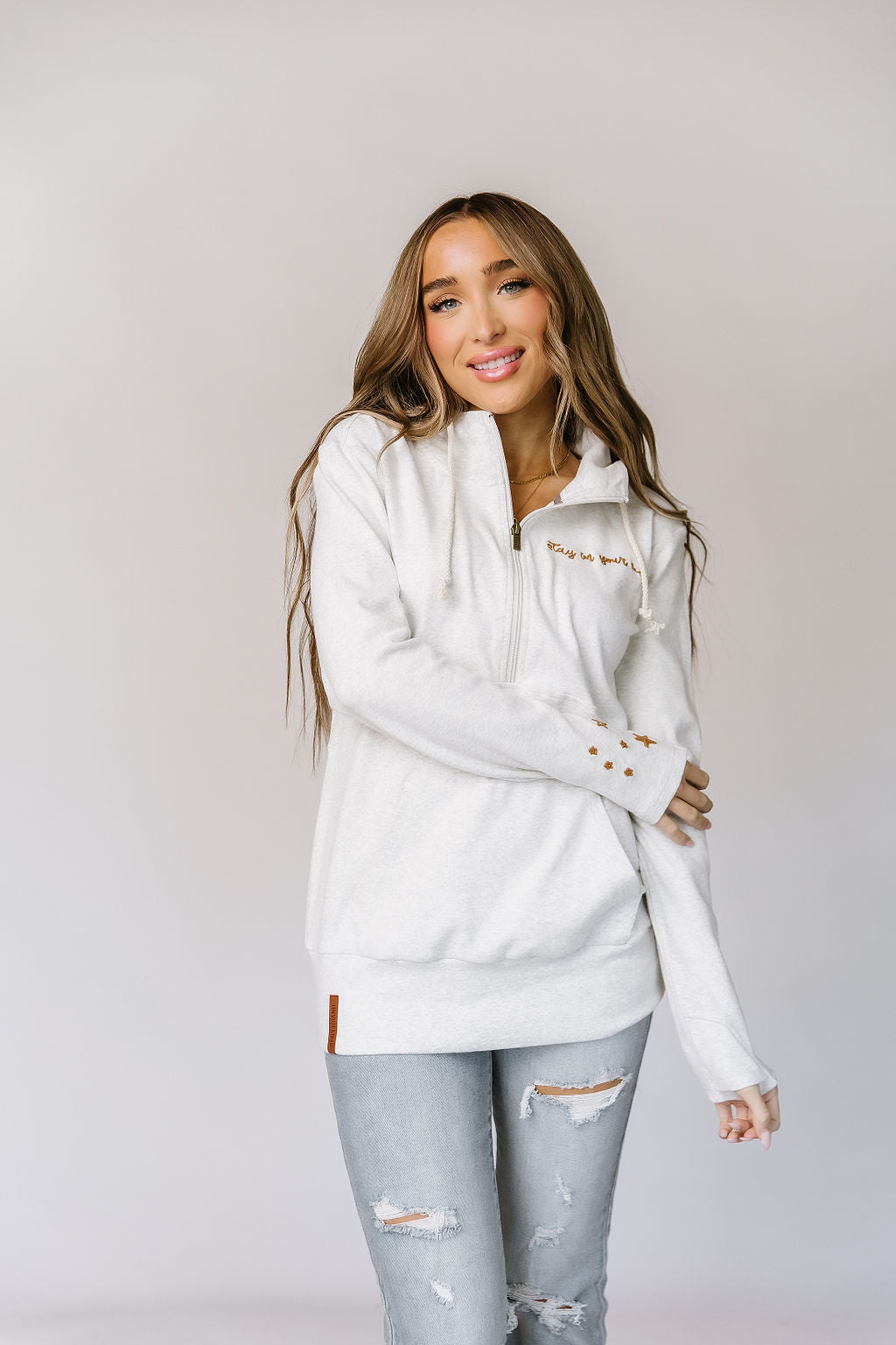 Ampersand Avenue - Halfzip Hoodie In Your Magic