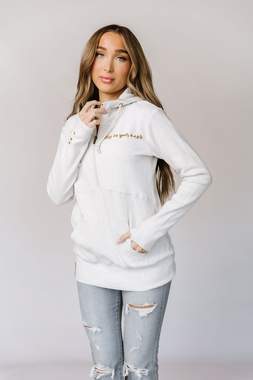 Ampersand Avenue - Halfzip Hoodie In Your Magic