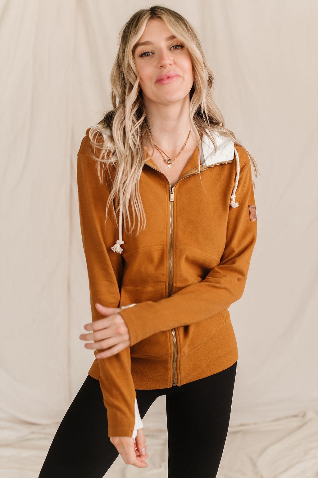Ampersand Avenue Fullzip Sweatshirt Hey Boo Hey