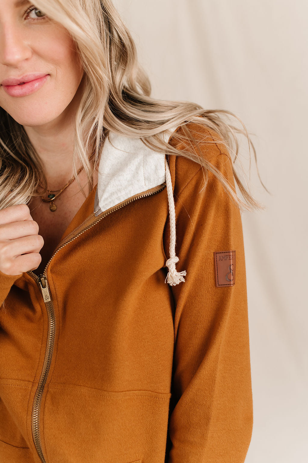 Ampersand Avenue Fullzip Sweatshirt Hey Boo Hey