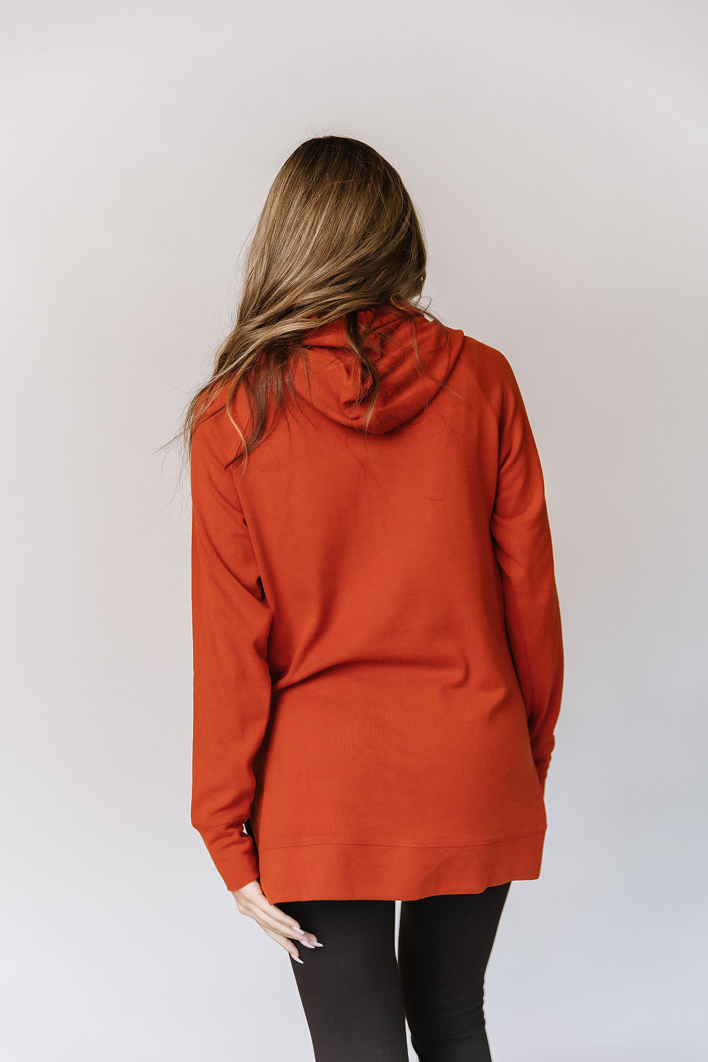 Ampersand Avenue SideSlit Hoodie - Blazing Autumn