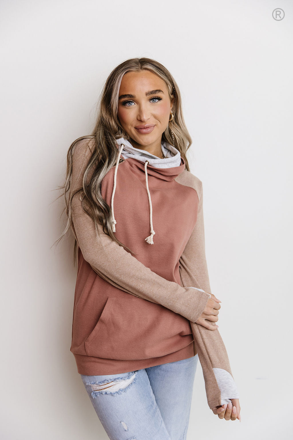 Ampersand Avenue - Doublehood™ Sweatshirt - Kiss & Tell