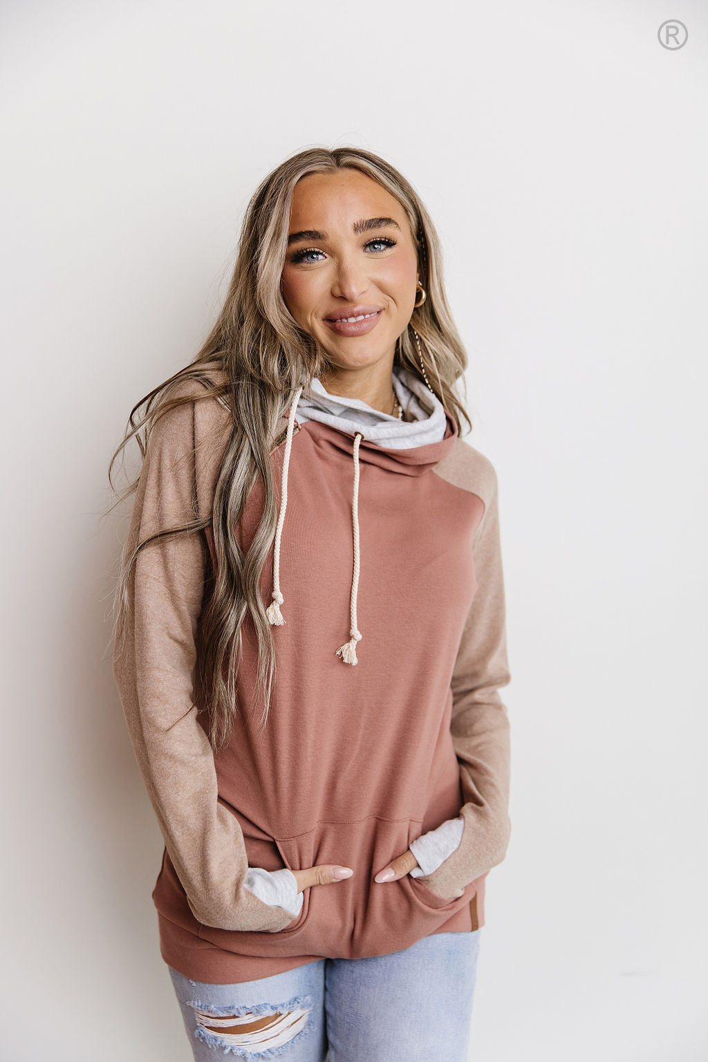 Ampersand Avenue - Doublehood™ Sweatshirt - Kiss & Tell