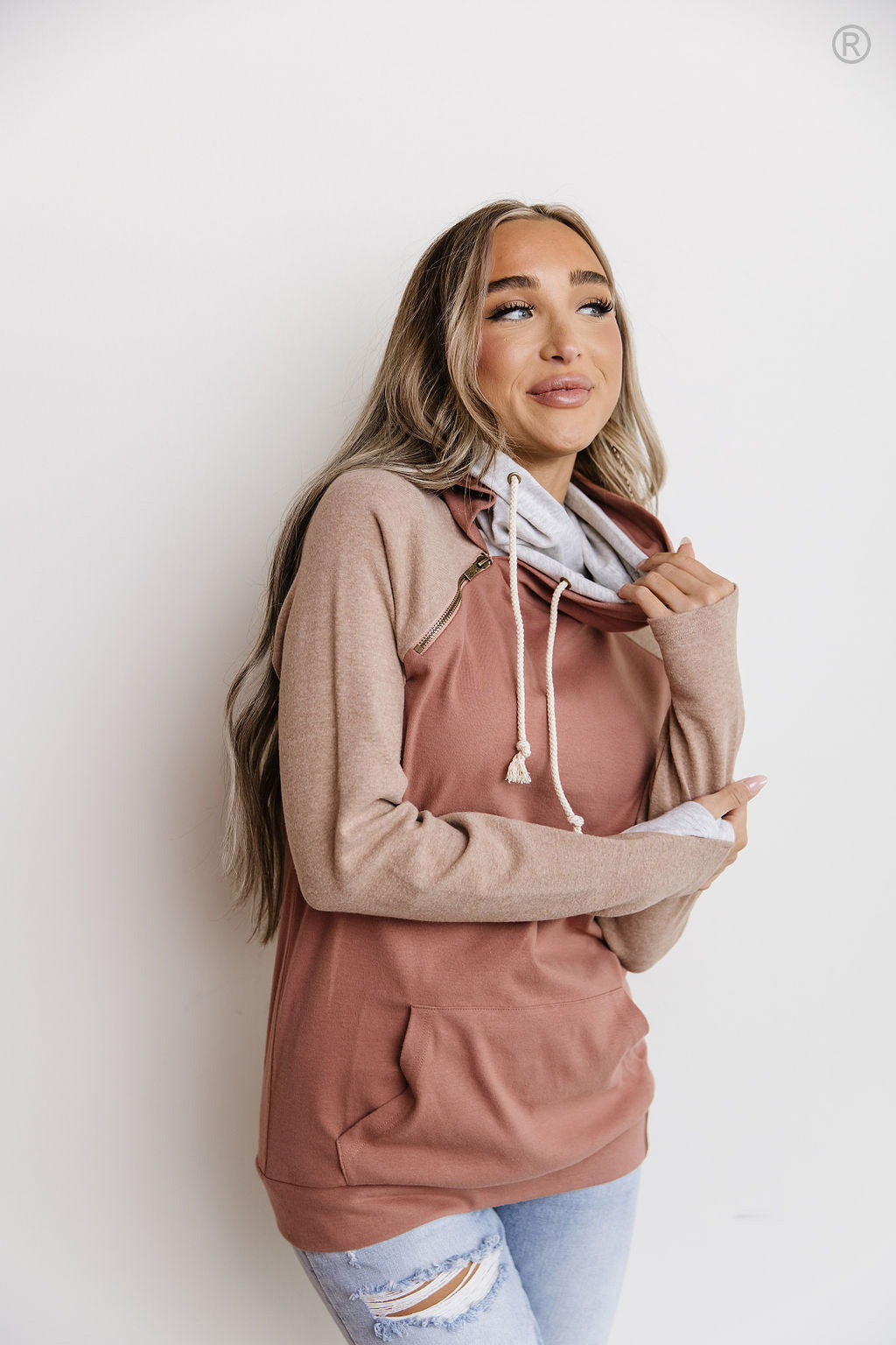 Ampersand Avenue - Doublehood™ Sweatshirt - Kiss & Tell