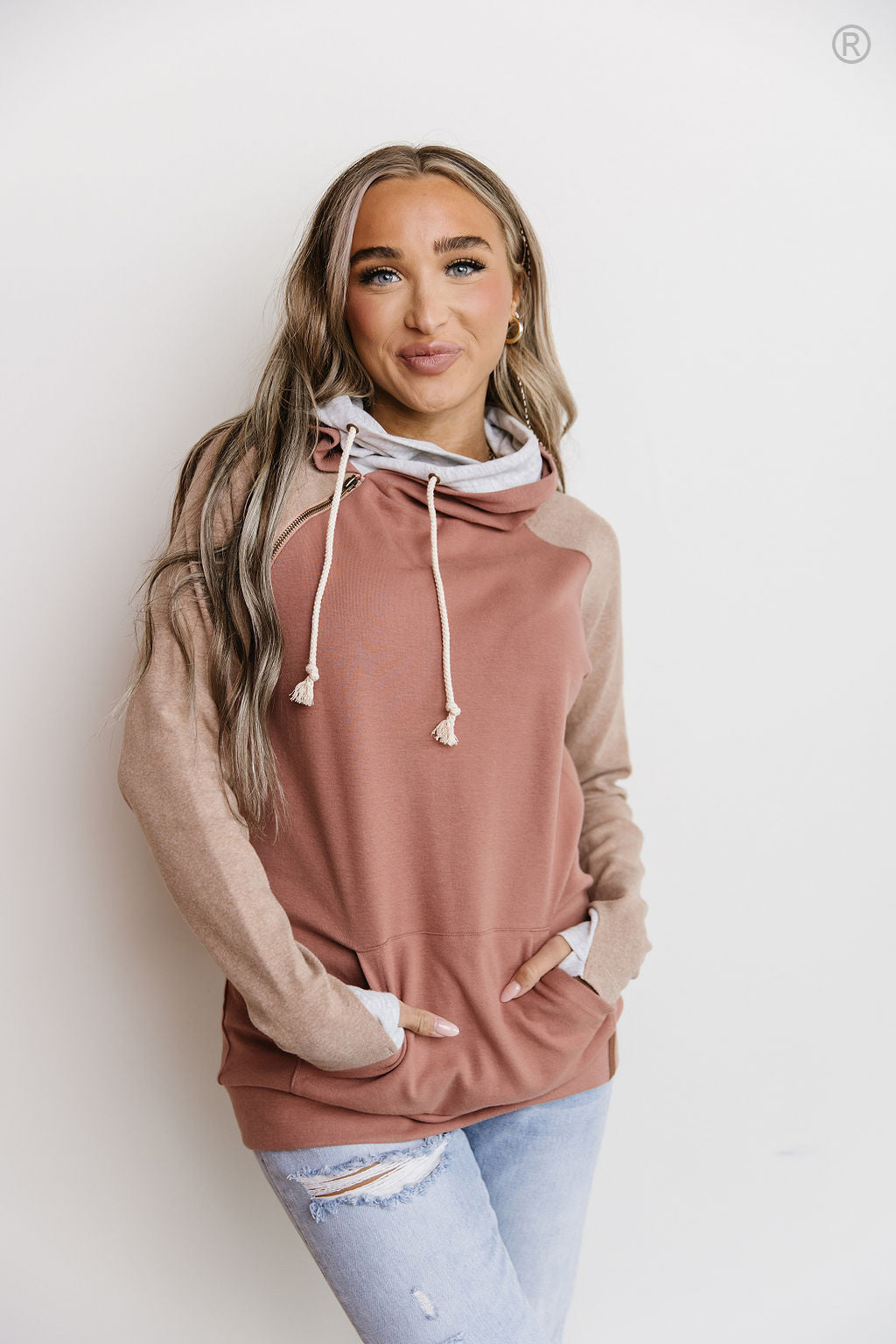 Ampersand Avenue - Doublehood™ Sweatshirt - Kiss & Tell
